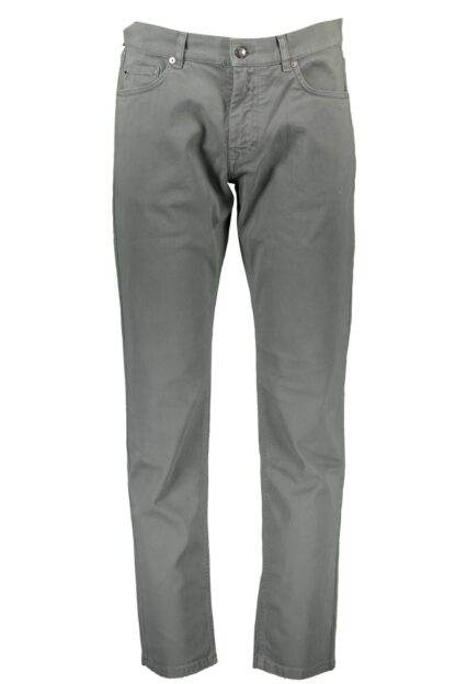 Harmont & Blaine - Gray Cotton Men Narrow Fit Trouser