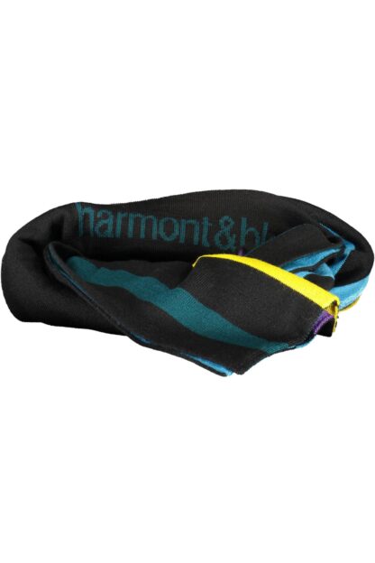 Harmont & Blaine - Black Wool Men Scarf