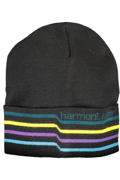 Harmont & Blaine - Black Wool Men Cap