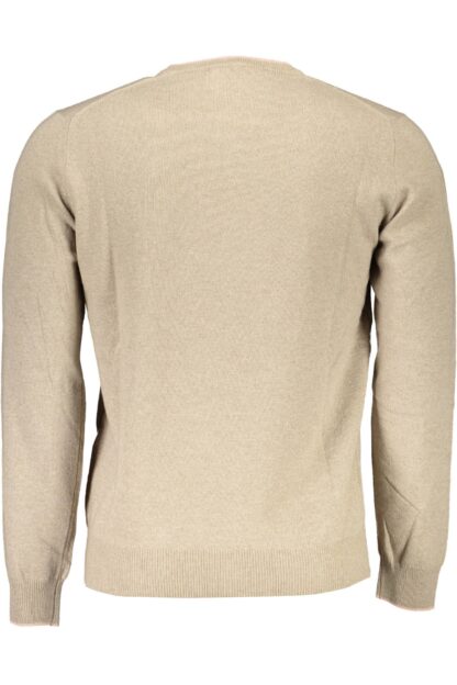 Harmont & Blaine - Beige Wool Men Sweater