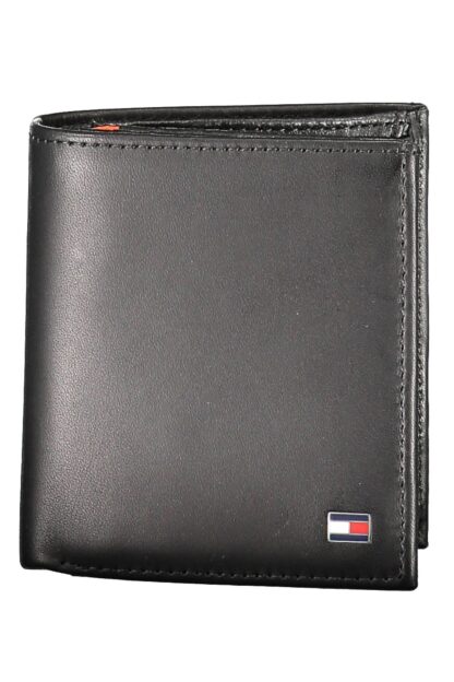 Tommy Hilfiger - Black Leather Men Wallet