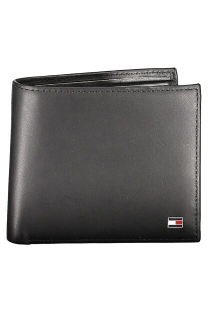 Tommy Hilfiger - Black Leather Men Wallet