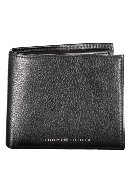 Tommy Hilfiger - Black Leather Men Wallet