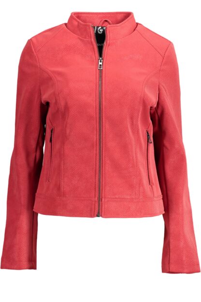 Desigual - Red Polyurethane Women Jacket