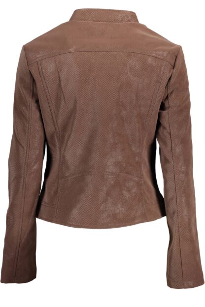 Desigual - Brown Polyurethane Women Jacket