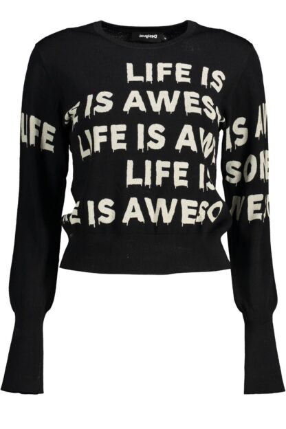 Desigual - Black Viscose Women Sweater