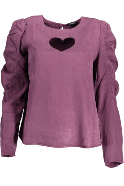 Desigual - Purple Lyocell Women Shirt