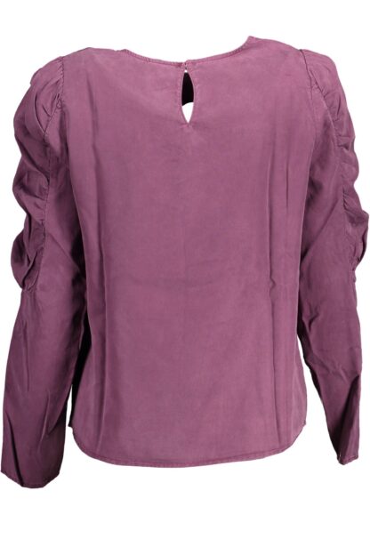 Desigual - Purple Lyocell Women Shirt