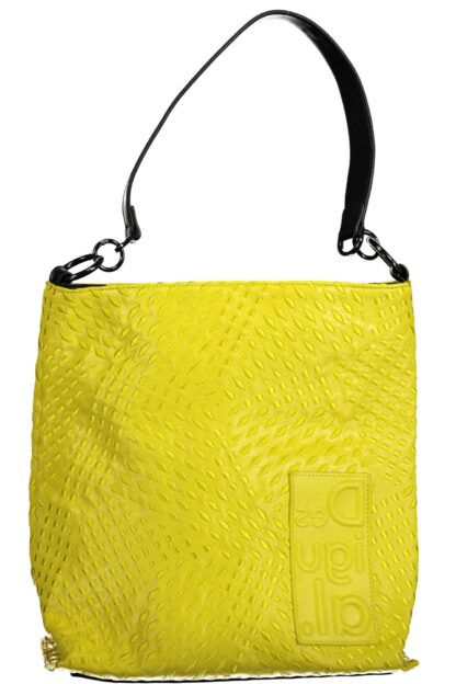 Desigual - Yellow Polyurethane Women Handbag