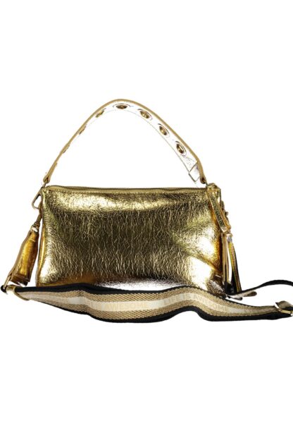 Desigual - Gold Polyurethane Women Handbag