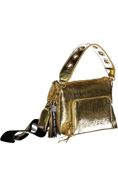 Desigual - Gold Polyurethane Women Handbag