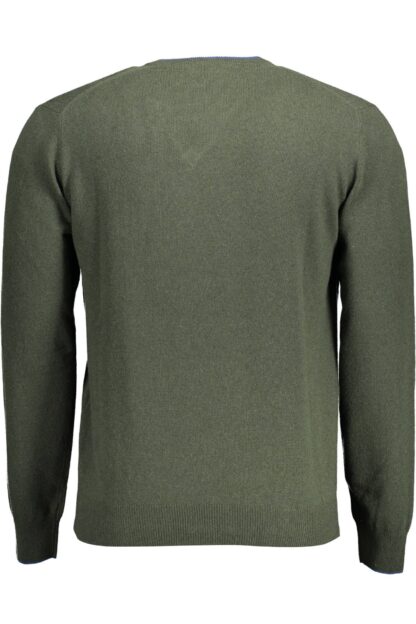 Harmont & Blaine Green Wool Men Sweater