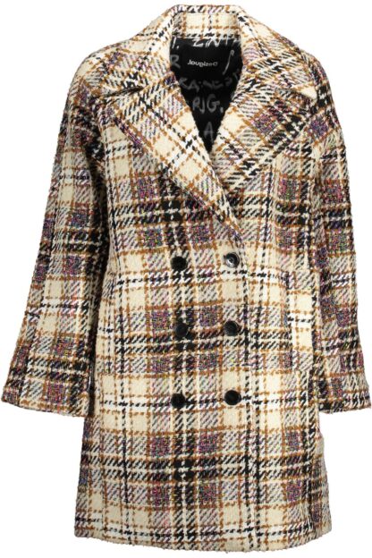 Desigual - Beige Polyester Women Coat