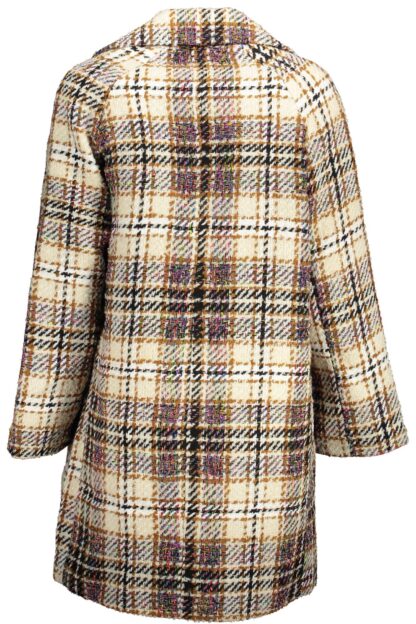 Desigual - Beige Polyester Women Coat