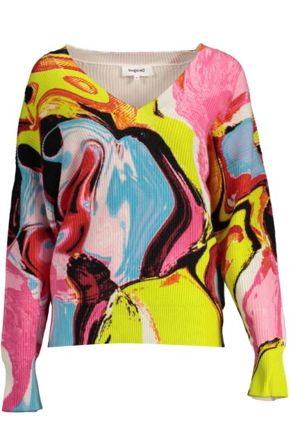 Desigual - Pink Viscose Women Sweater