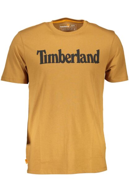 Timberland - Brown Organic Cotton Men T-Shirt