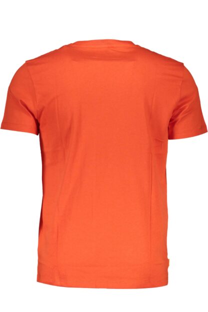 Timberland - "Orange Cotton Men T-Shirt"