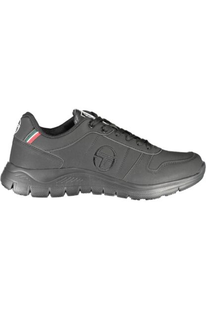 Sergio Tacchini - Black Polyester Men Sneaker