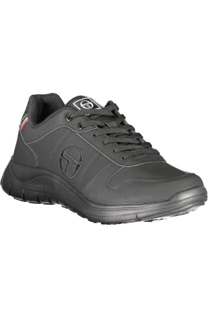 Sergio Tacchini - Black Polyester Men Sneaker