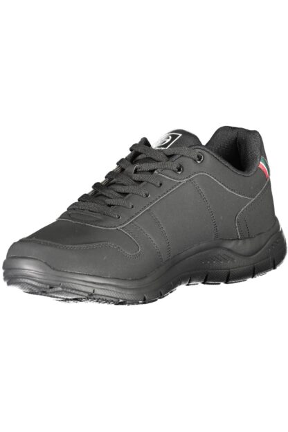 Sergio Tacchini - Black Polyester Men Sneaker