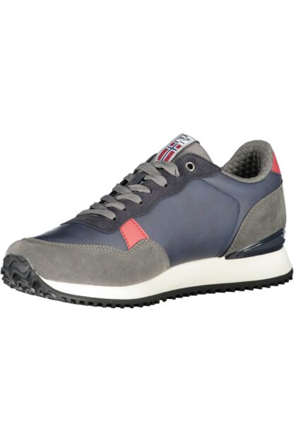 Napapijri - Blue Polyester Men Sneaker