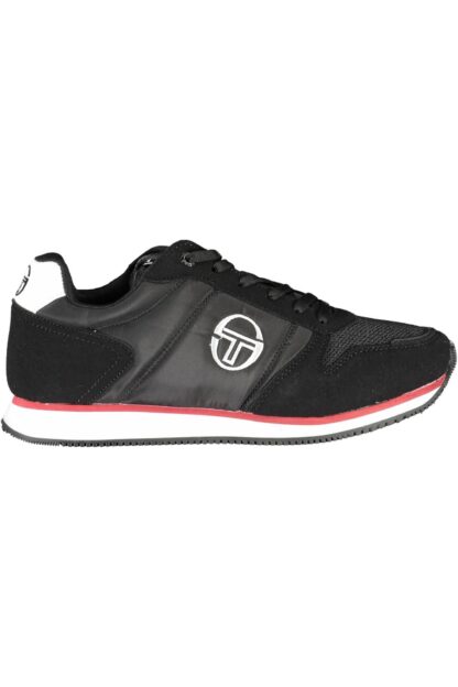 Sergio Tacchini - Black Polyester Men Sneaker