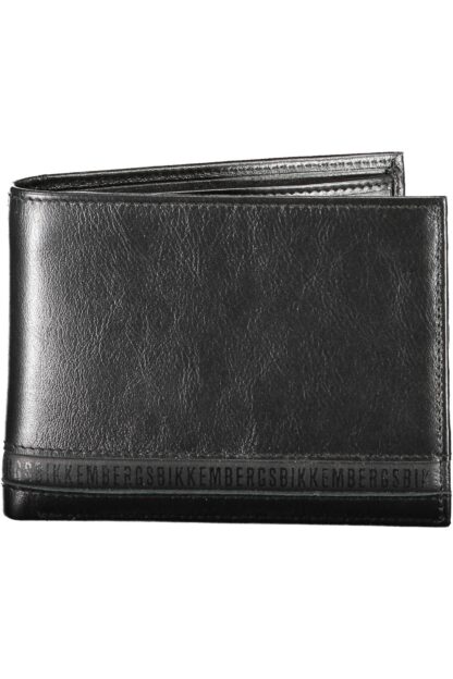 Bikkembergs - Black Leather Men Wallet