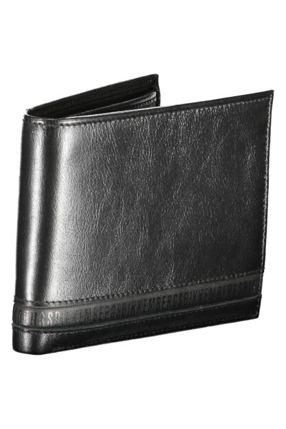 Bikkembergs - Black Leather Men Wallet