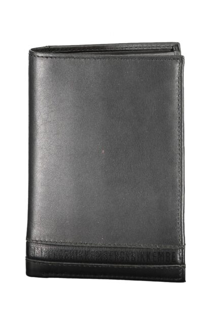 Bikkembergs - Black Leather Men Wallet