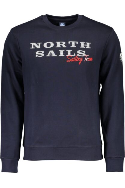 North Sails - Blue Cotton Men Sweater