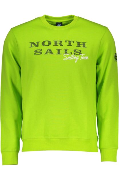 North Sails - Green Cotton Men Sweater