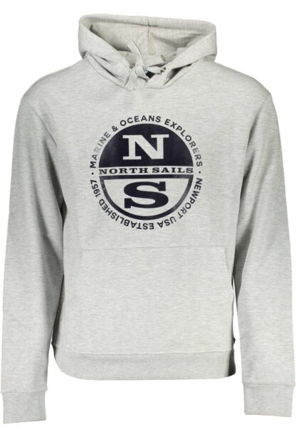 North Sails - Gray Cotton Men Sweater