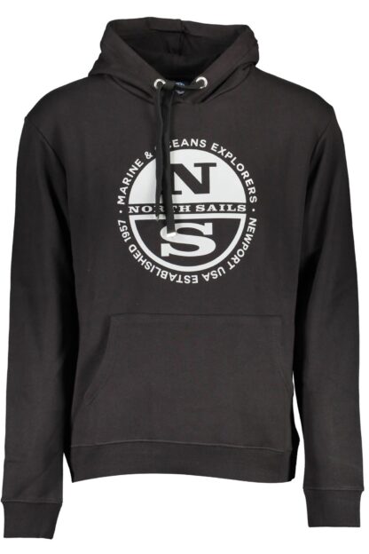 North Sails - Black Cotton Men Sweater