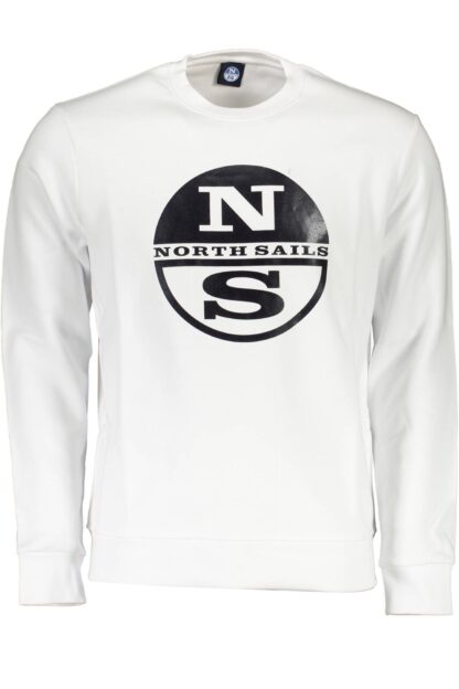 North Sails - White Cotton Men Sweater