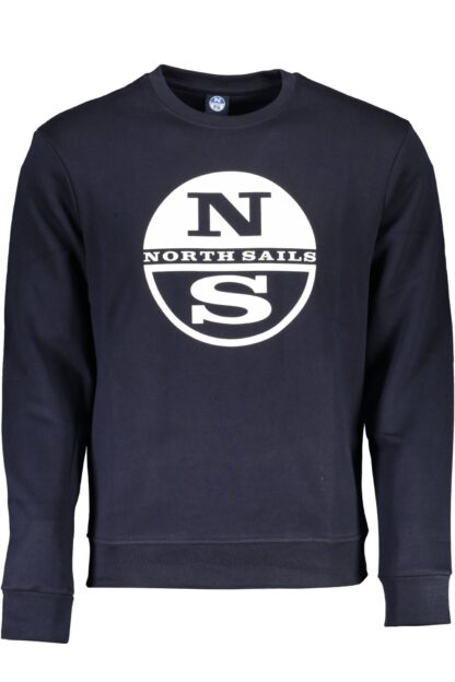 North Sails - Blue Cotton Men Sweater