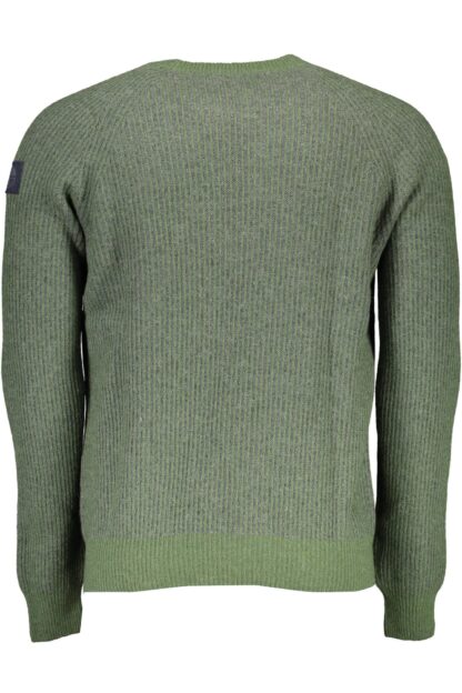 North Sails - Green Wool Men Sweater