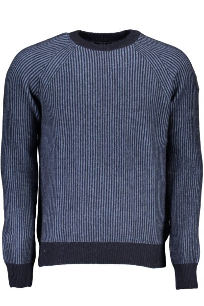 North Sails - Blue Wool Men Sweater