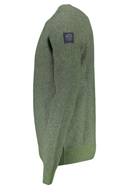 North Sails - Green Wool Men Sweater