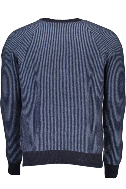 North Sails - Blue Wool Men Sweater