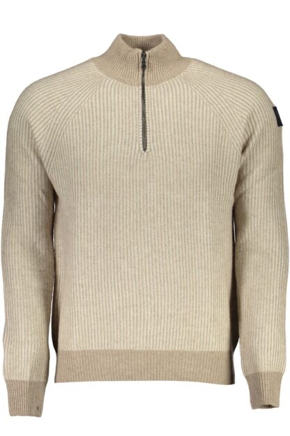 North Sails - Beige Wool Men Sweater