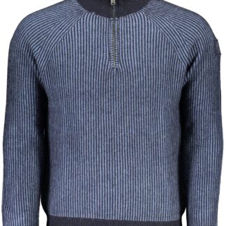 North Sails - Blue Wool Men Sweater