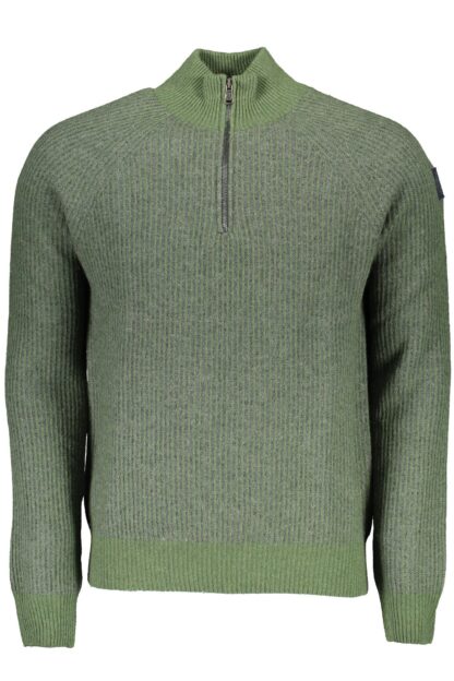 North Sails - Green Wool Men Sweater