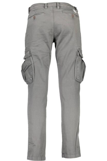 North Sails - Gray Cotton Men Trouser