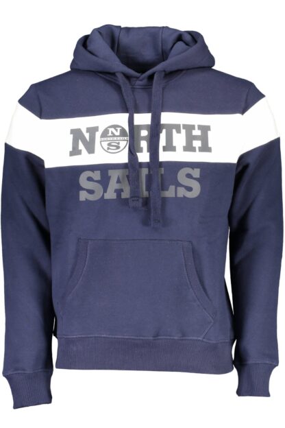 North Sails - Blue Cotton Men's Hoodie