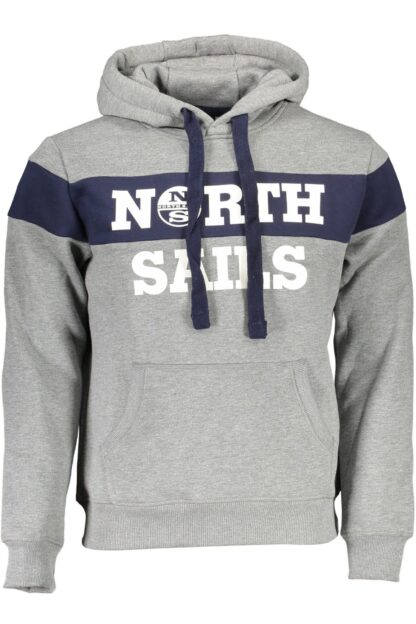 North Sails - Gray Cotton Men Sweater