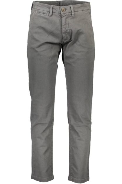 North Sails - Gray Cotton Men Trouser