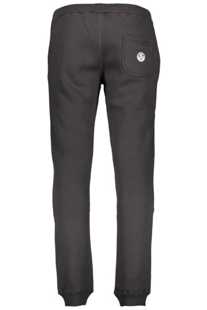 North Sails - Black Cotton Men Sports Trousers