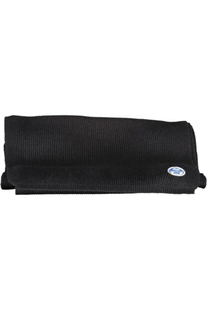 North Sails - Black Cotton Men Scarf