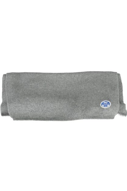 North Sails - Gray Cotton Men Scarf