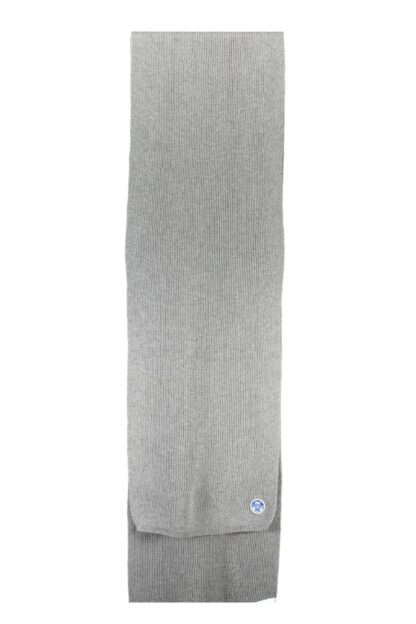 North Sails - Gray Cotton Men Scarf